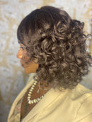 Wig cabelo humano Ester 30cm cor 4