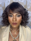 Wig cabelo humano Ester 30cm cor 4