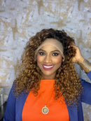 Lace Front cabelo humano Isabela cor T1B/4/30