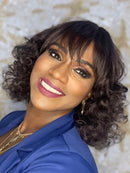 Wig cabelo Natural Ester 30cm cor 4