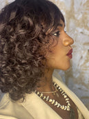 Wig cabelo humano Ester 30cm cor 4