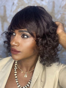 Wig cabelo humano Ester 30cm cor 4