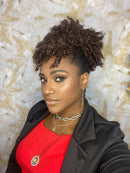 Puf Afro com franja sintético cor 4