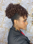 Puf Afro com franja sintético cor 4