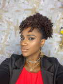 Puf Afro com franja sintético cor 4