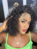 Peruca Lace front 13x4,  cacheado 30cm