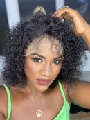 Peruca Lace front 13x4,  cacheado 30cm